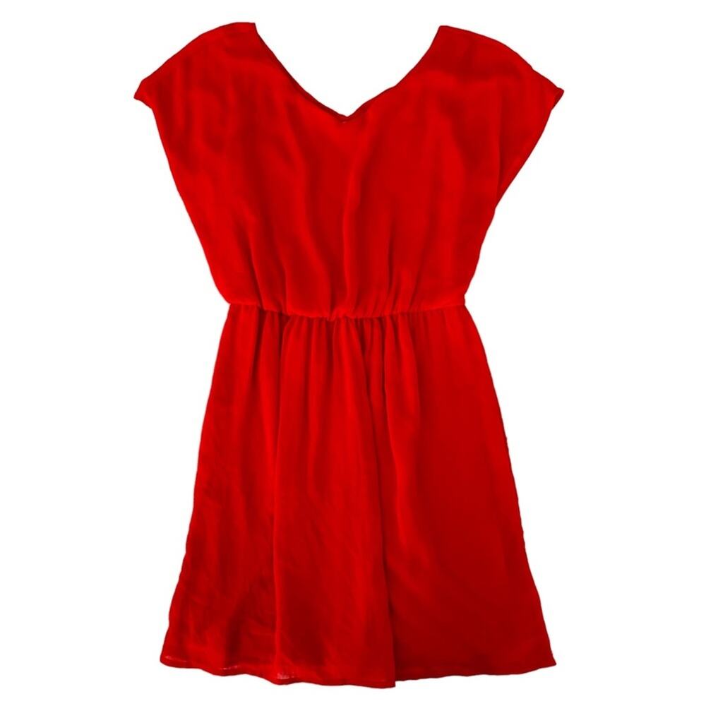 Lush | Red mini dress size small chiffon